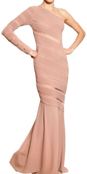 Antonio Berardi Ajour On Milano Stitch Dress - Lyst