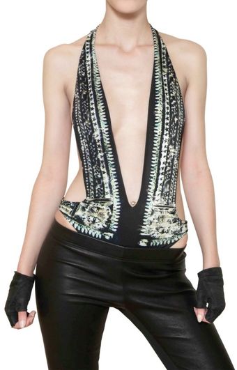 Balmain Lycra Bathing Suit - Lyst