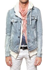 Balmain Stone Washed Denim Sport Jacket
