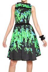 Blumarine Cotton Drill A-line Dress