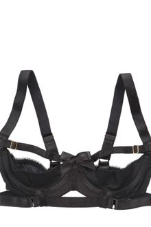 Bordelle Elastic and Mesh Open Bra  - Lyst