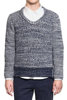 Burberry Prorsum Cotton Cashmere Knit Sweater - Lyst