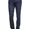 Burberry Prorsum 17cm Chambray Linen Skinny Fit Trousers in Blue for Men (navy) - Lyst