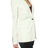 Burberry Prorsum Single Button Stretch Wool Jacket in White - Lyst