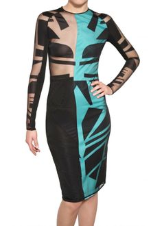 David Koma Devorè Viscose Dress - Lyst