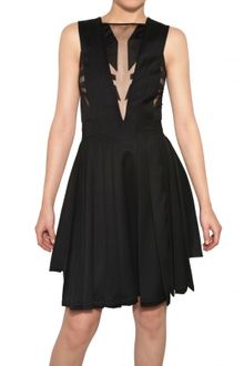 David Koma Devore Wool Crepe Dress - Lyst