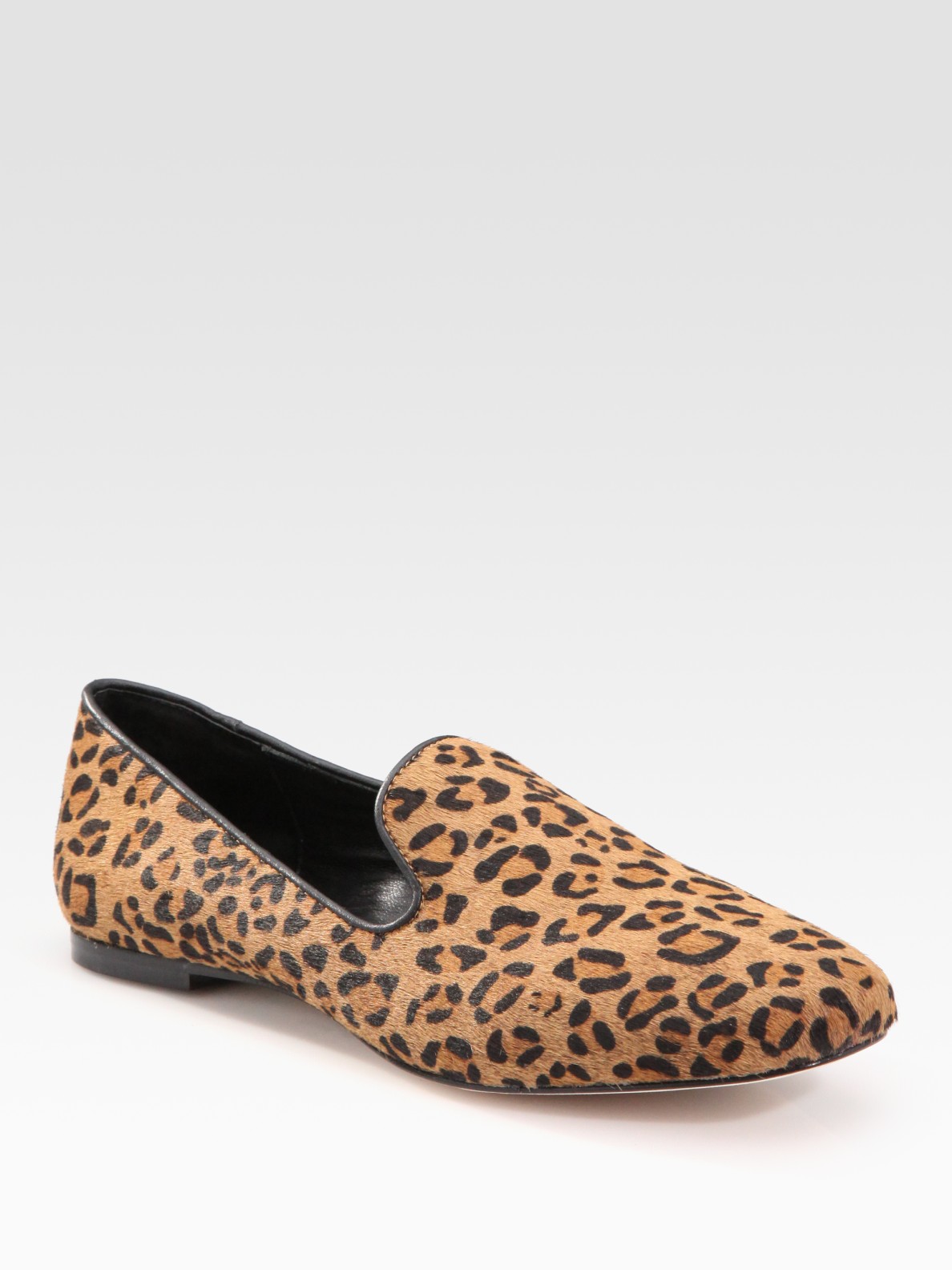 Dolce Vita Nariko Smoking Leopard Print Haircalf Loafers in Animal (leopard) | Lyst