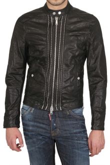 DSquared2 Multi-zip Biker Nappa Leather Jacket - Lyst