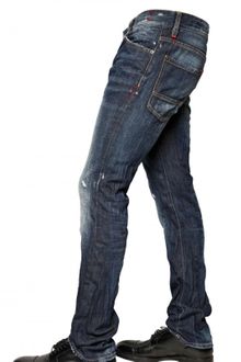DSquared2 19cm Washed Denim Slim Fit Jeans - Lyst