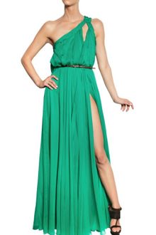 DSquared2 Silk Chiffon Long Dress - Lyst
