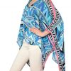 Emilio Pucci Printed Woven Silk Top in Blue (multi) - Lyst