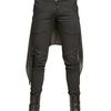 Gareth Pugh Silk Chiffon and Stretch Denim Jeans in Black for Men - Lyst