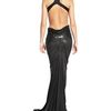 Haider Ackermann Techno Metallic Jersey Dress in Black - Lyst