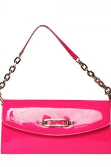 Jimmy Choo Nini Patent Leather Clutch - Lyst