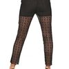 Jo No Fui Cotton Lace Cropped Track Trousers in Black - Lyst