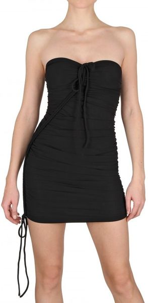Lanvin Gathered Lycra Dress - Lyst