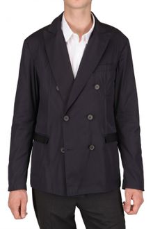 Lanvin Double Breasted Nylon Jacket - Lyst