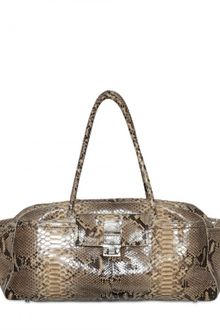 Lanvin Shiny Python Medium Jl Shoulder Bag - Lyst