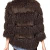 Maurizio Pecoraro Wool Cloth and Mongolian Fur Fur Coat in Brown - Lyst