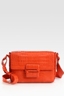 Nancy Gonzalez Croc-Skin Shoulder Bag - Lyst