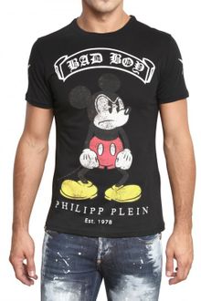 Philipp Plein Mickey Mouse Swarovski Jersey T-shirt - Lyst