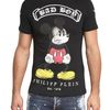 Philipp Plein Mickey Mouse Swarovski Jersey Tshirt in Black for Men - Lyst