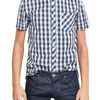 Pierre Balmain Tartan Poplin Short Sleeve Shirt in Blue for Men (red) - Lyst