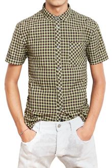 Pierre Balmain Tartan Poplin Short Sleeve Shirt - Lyst