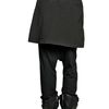 Rick Owens Poplin Skirt Jersey Trousers in Black for Men - Lyst