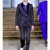 Roberto Cavalli Front Embroidery Striped Poplin Shirt in White for Men - Lyst