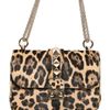Valentino Va Va Voom Lock Leopard Print Ponyskin S in Beige (camel) - Lyst