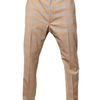 Vivienne Westwood 19cm Checked Wool Trousers in Beige for Men - Lyst