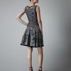 Alexander Mcqueen Fullskirt Barnacle Dress in Gray (white) - Lyst