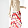 Alice + Olivia Shannon Pleated Maxi Skirt in Red (purple) - Lyst