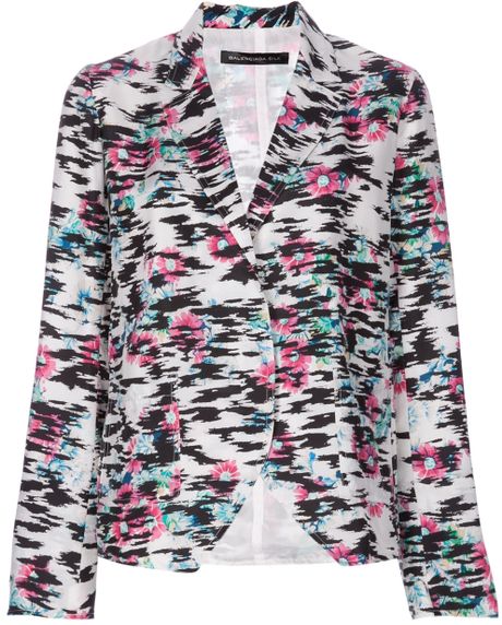 Balenciaga Printed Jacket in Multicolor (multi) - Lyst