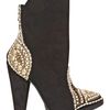 Balmain 110mm Suede Swarovski & Studs Boots in Brown (black) - Lyst