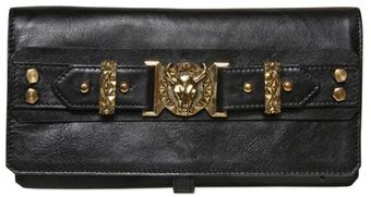 Balmain Delphine Bullhead Leather Clutch - Lyst