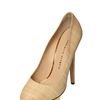 Charlotte Olympia 140mm Straw & Mirror Platform Pumps in Beige (natural) - Lyst