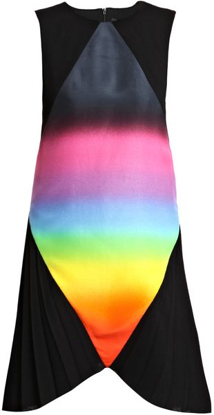 Christopher Kane Sleeveless Woolcrepe Dress in Black - Lyst