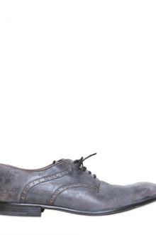 Dolce & Gabbana Paul Newman Washed Leather Lace-up Shoes - Lyst
