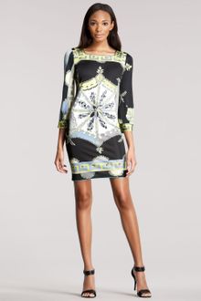 Emilio Pucci Three-quarter-sleeve Dress - Lyst