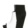Gareth Pugh 120mm Suede and Leather Wedges in Black - Lyst