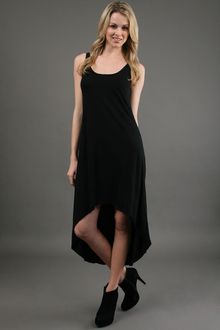Hard Tail Sleeveless Hi Low Dress in Black - Lyst