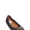 Lanvin Suede Metallic Toe Ballerina Flats in Brown (chocolate) - Lyst