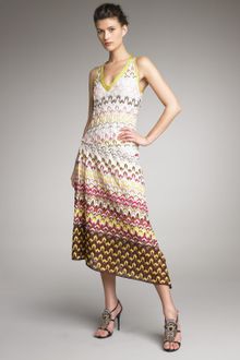 Missoni Carole Asymmetric Zigzag Dress - Lyst