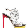 Nicholas Kirkwood 130mm Leather Flower & Elaphe Sandals in Multicolor (multi) - Lyst