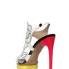 Nicholas Kirkwood 130mm Leather Flower & Elaphe Sandals in Multicolor (multi) - Lyst
