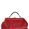 Nina Ricci Pleated Calfskin Top Handle in Purple (burgundy) - Lyst