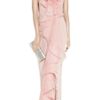Notte By Marchesa Washedsilk and Silkorganza Strapless Gown in Pink - Lyst