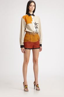 Proenza Schouler Cotton Patchwork Shirt - Lyst